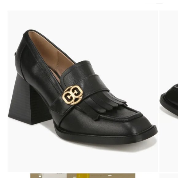 Sam Edelman Quinly Kiltie Block Heel Loafer in Bla MSRP$190 2024's Most Beloved - Picture 15 of 16